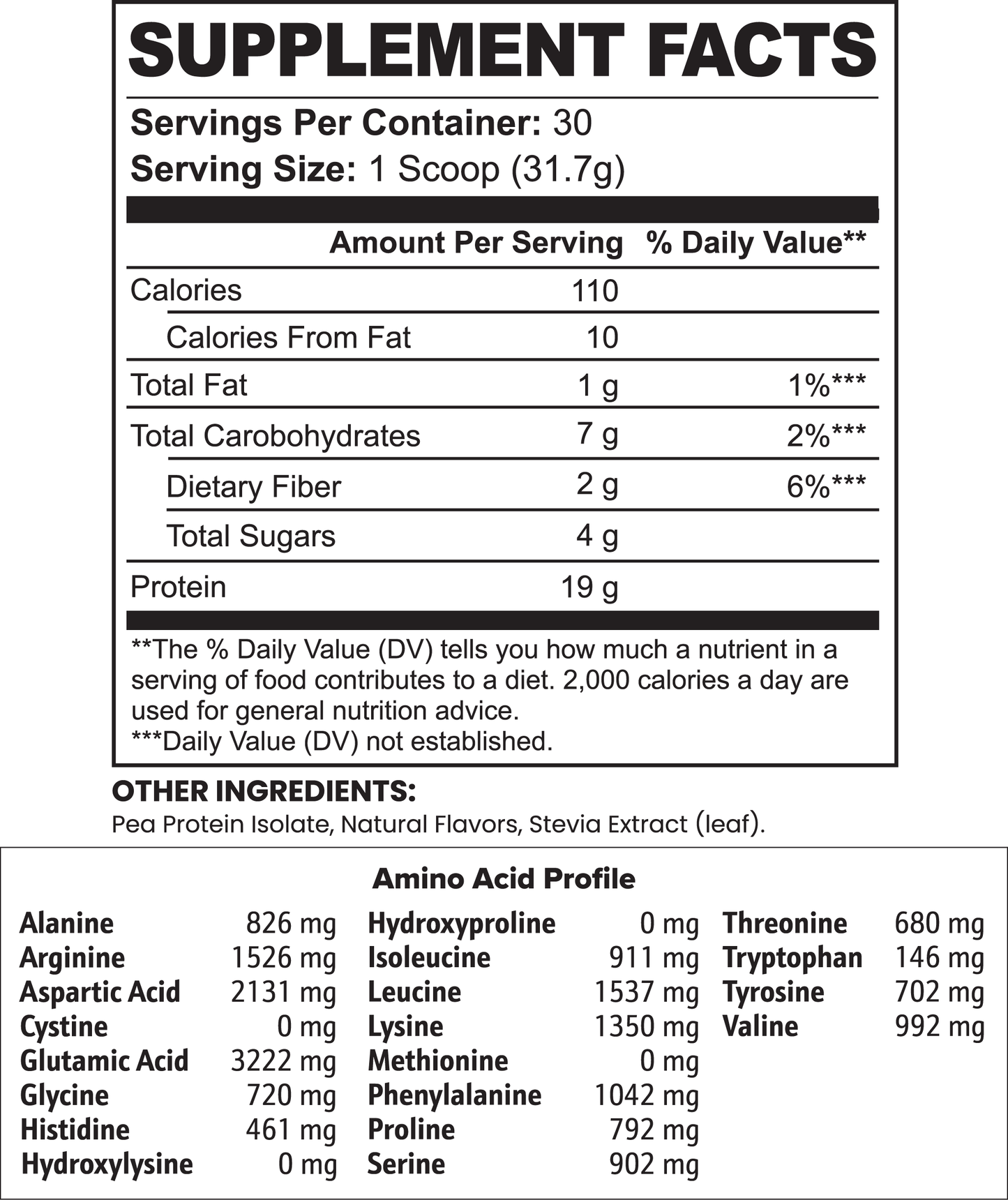 RooRocket Vegan Pea Protein Isolate (Chocolate)