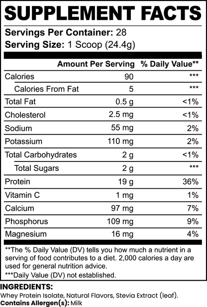 RooRocket Whey Protein Isolate (Vanilla)